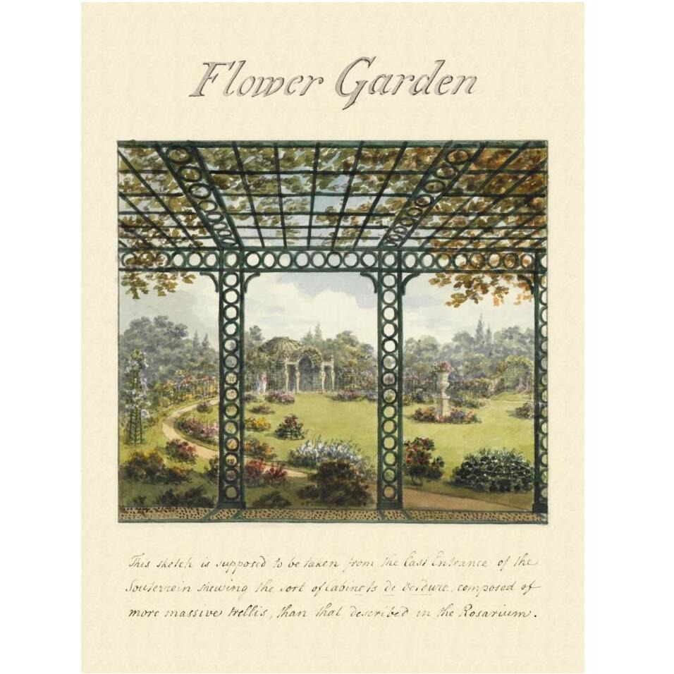 Flower Garden, 1813-Paper Art-32&quotx42"