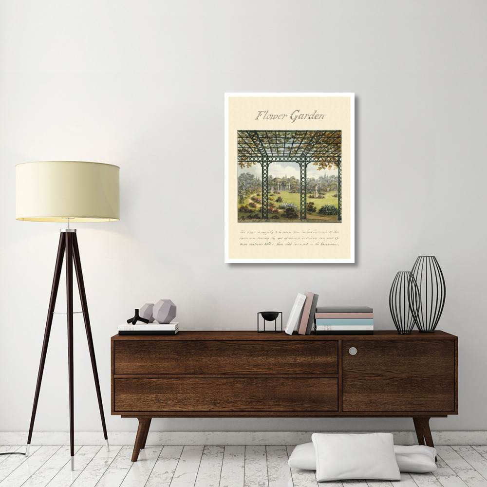 Flower Garden, 1813-Paper Art-32&quotx42"