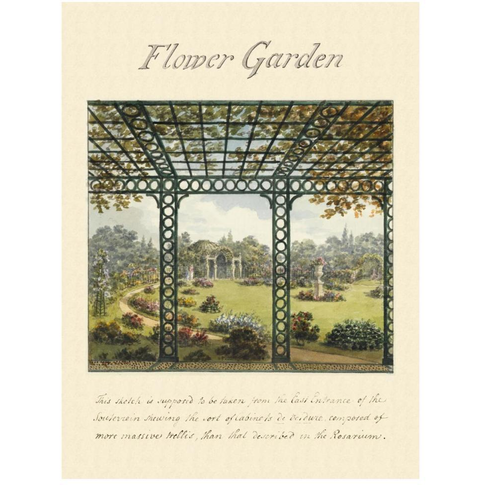 Flower Garden, 1813-Paper Art-38&quotx50"
