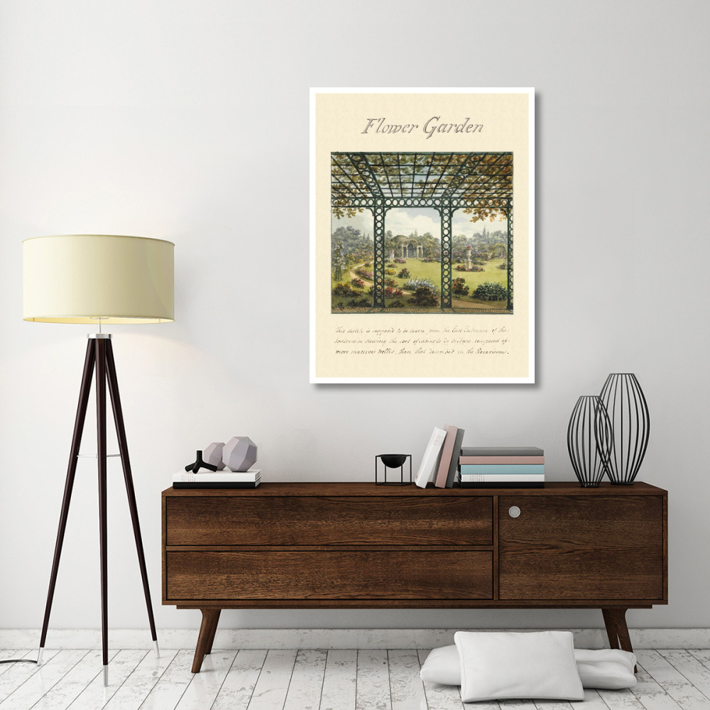 Flower Garden, 1813-Paper Art-38&quotx50"
