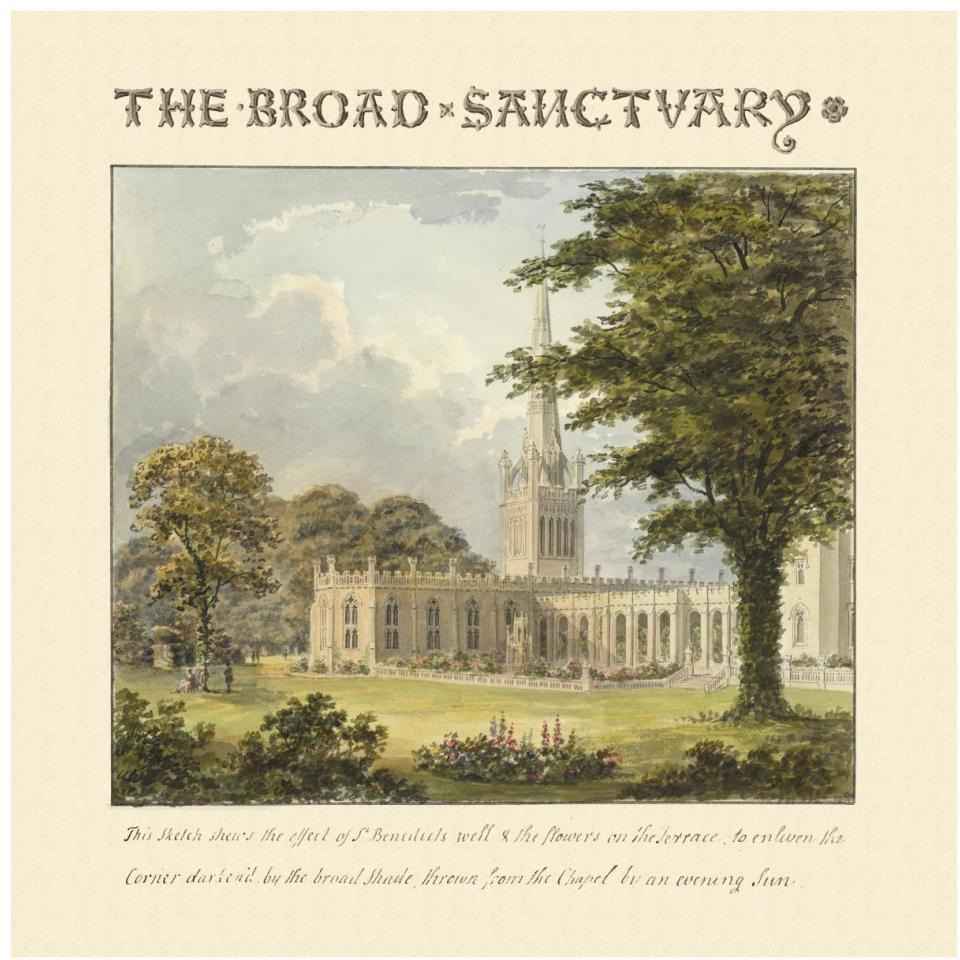 The Broad Sanctuary, 1813-Paper Art-38&quotx38"
