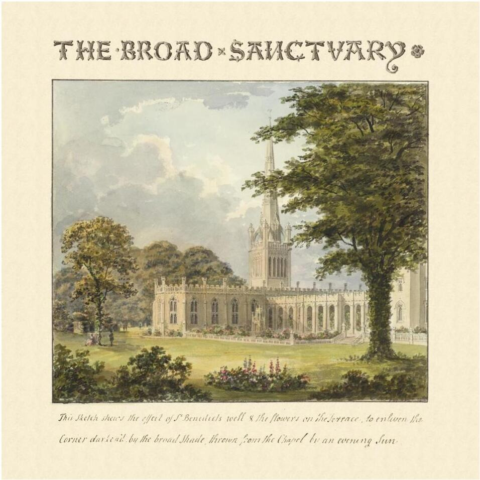 The Broad Sanctuary, 1813-Paper Art-42&quotx42"