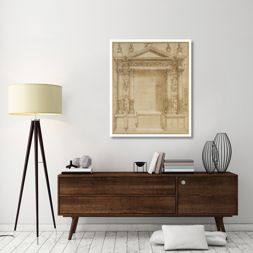 Design for an Altar, ca. 1527-Paper Art-39&quotx46"