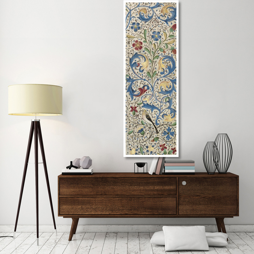 Border Detail - Vertical Panel - Adam and Eve Eating the Forbidden Fruit-Paper Art-26&quotx74"