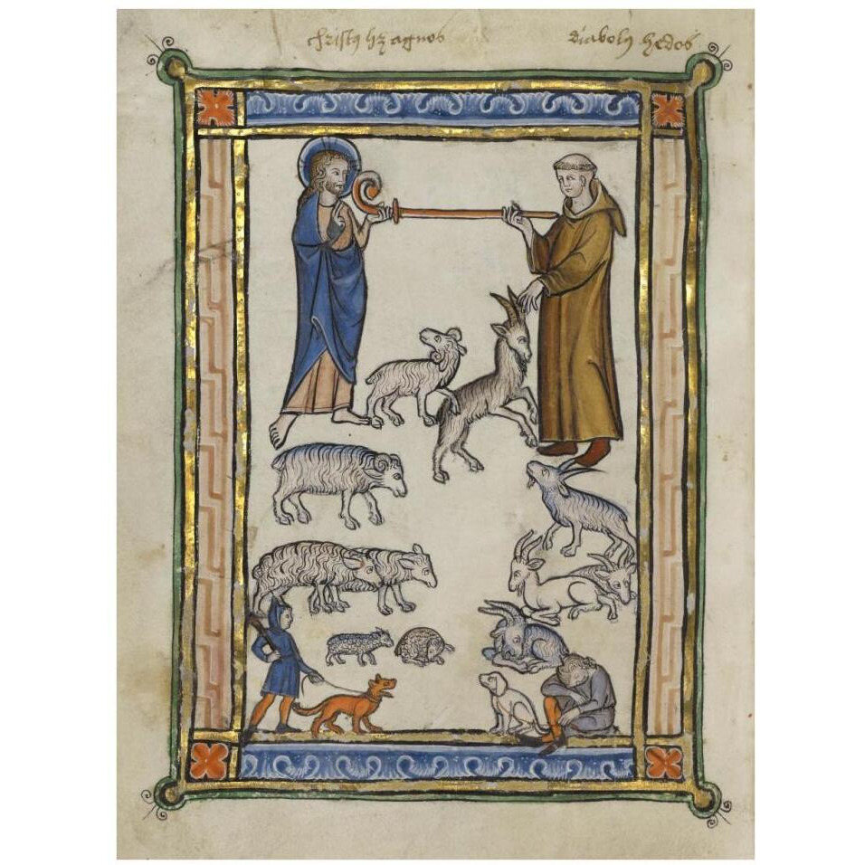 Bestiary of Hugo de Fouilloy-Paper Art-26&quotx34"