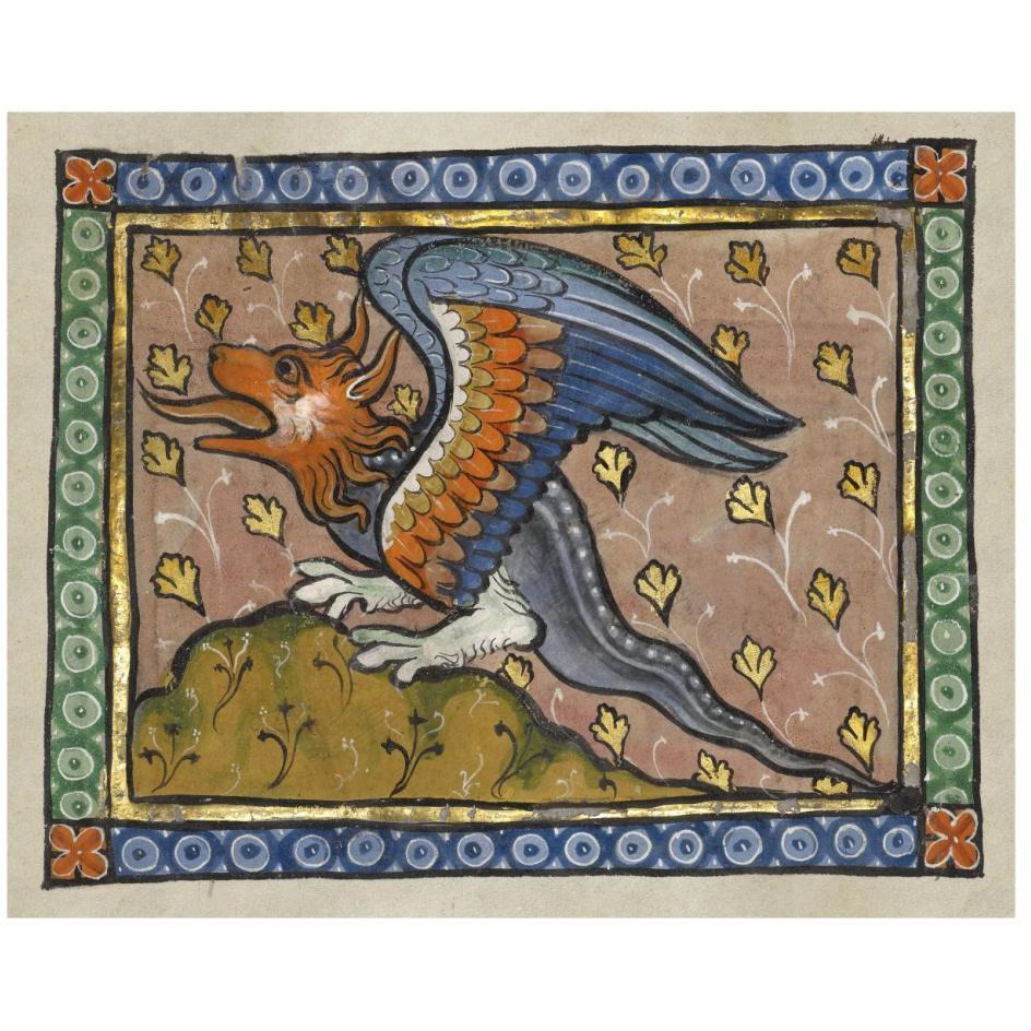 A Dragon (detail)-Paper Art-26&quotx22"