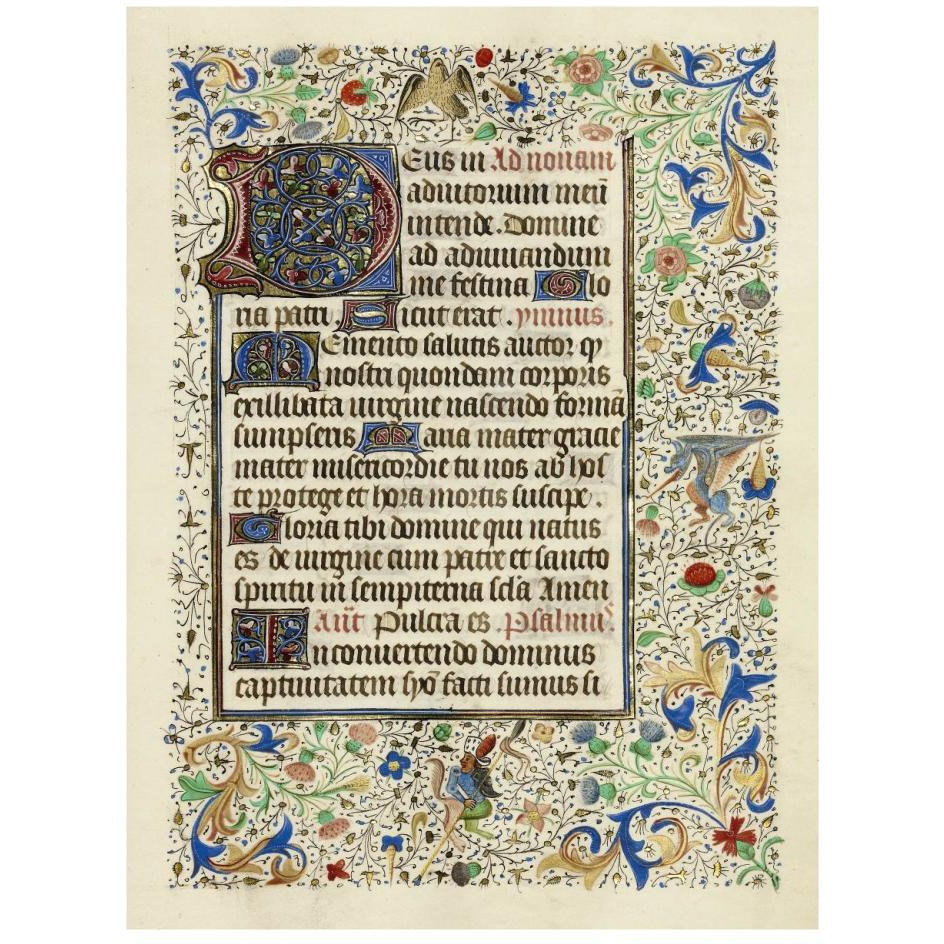 Decorated Text Page-Paper Art-20&quotx26"