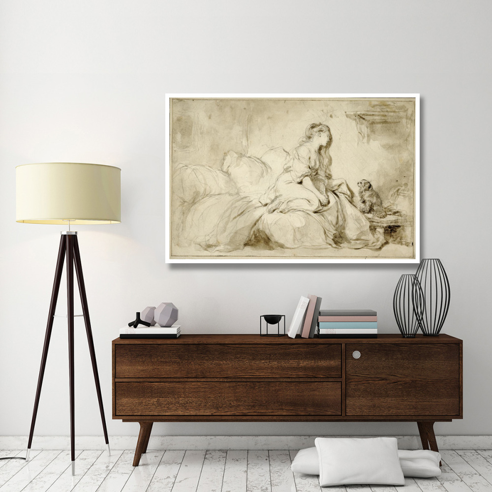 Oh If Only He Were as Faithful to Me-Paper Art-62&quotx42"