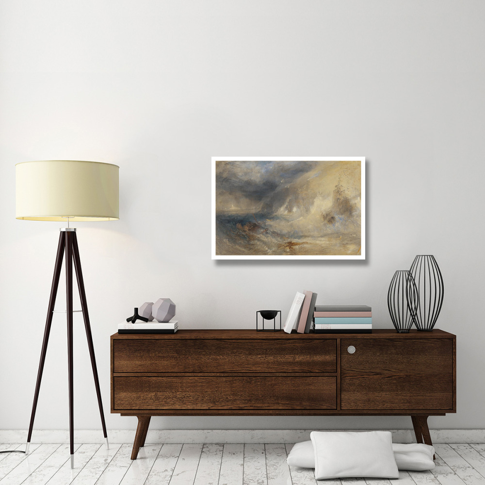 Long Ship's Lighthouse, Land's End-Paper Art-38&quotx26"