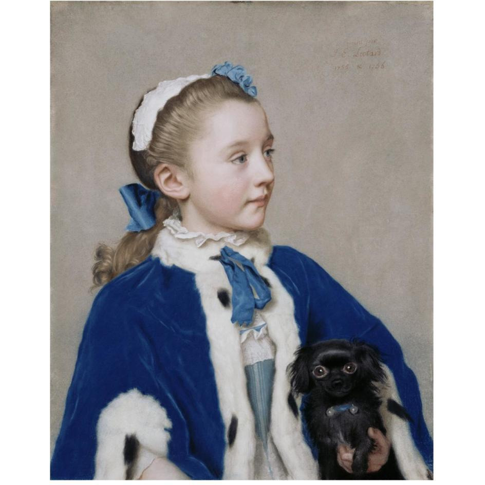 Portrait of Maria Frederike van Reede-Athlone at Seven Years of Age-Paper Art-24&quotx30"