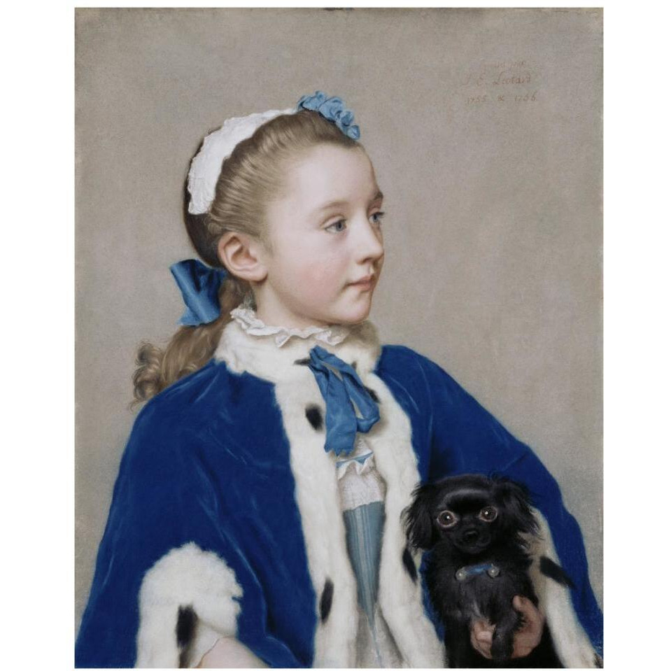 Portrait of Maria Frederike van Reede-Athlone at Seven Years of Age-Paper Art-30&quotx37"