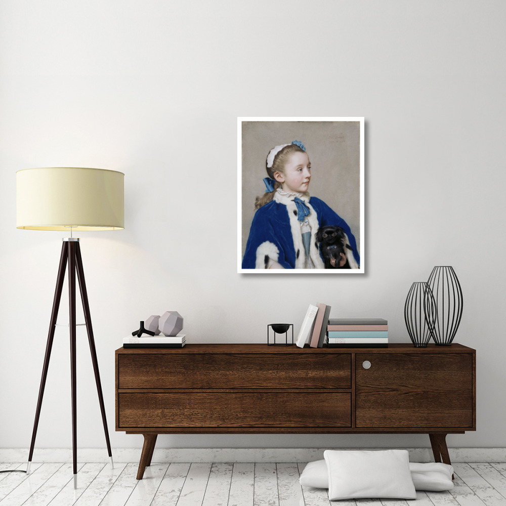 Portrait of Maria Frederike van Reede-Athlone at Seven Years of Age-Paper Art-30&quotx37"
