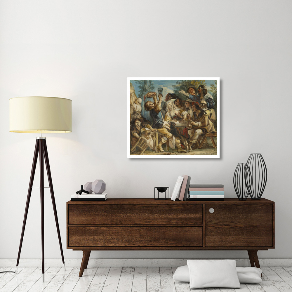 A Merry Company-Paper Art-38&quotx33"