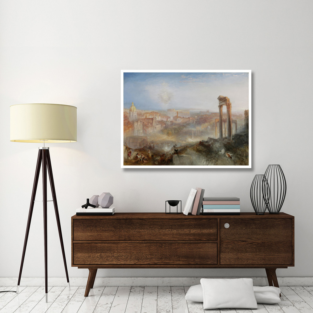 Modern Rome - Campo Vaccino-Paper Art-50&quotx38"