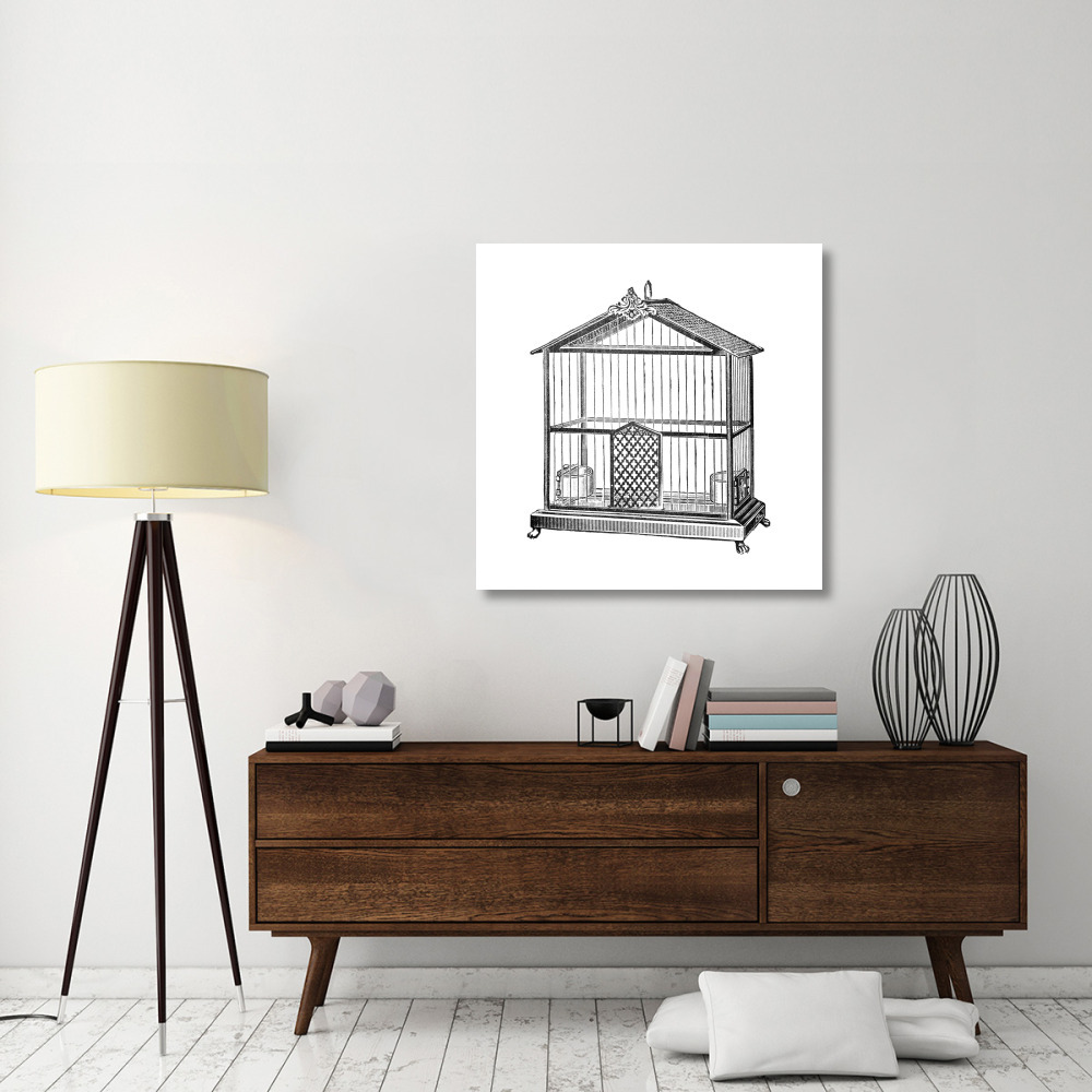 Etchings Birdcage - Peaked top.-Paper Art-38&quotx38"