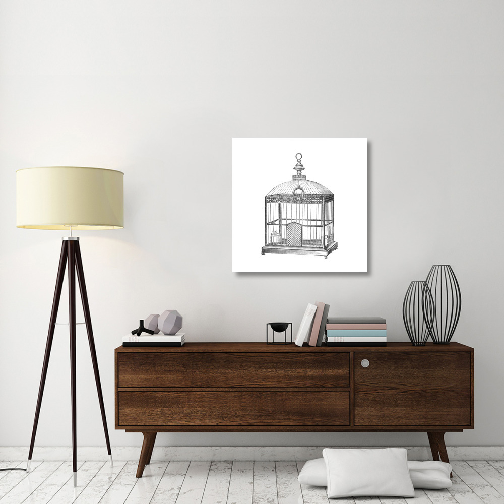 Etchings Birdcage - Arched top, filigree detail.-Paper Art-32&quotx32"