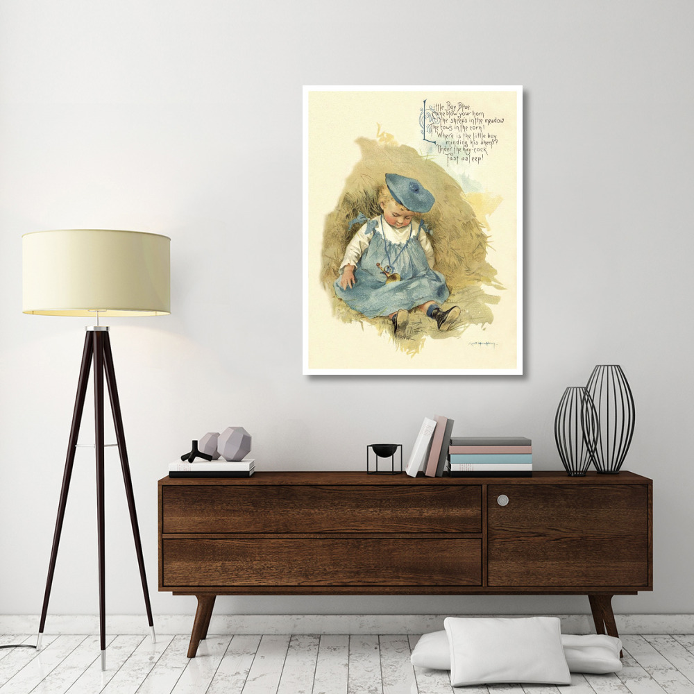 Nursery Rhymes Little Boy Blue-Paper Art-38&quotx50"