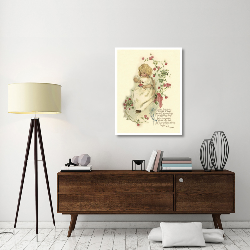 Nursery Rhymes Curly-Locks, Curly-Locks-Paper Art-32&quotx42"