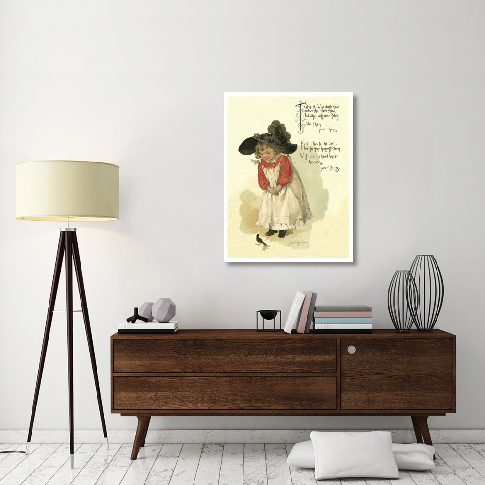 Nursery Rhymes North Wind Doth Blow-Paper Art-32&quotx42"