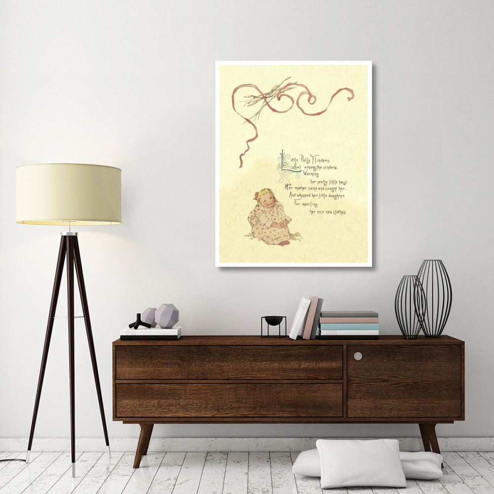 Nursery Rhymes Little Polly Flinders-Paper Art-38&quotx50"