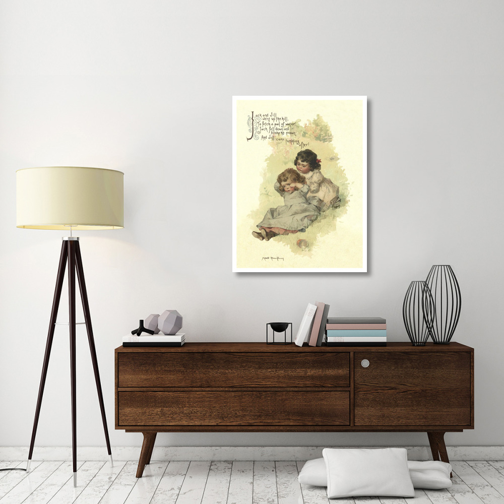 Nursery Rhymes Jack and Jill-Paper Art-32&quotx42"