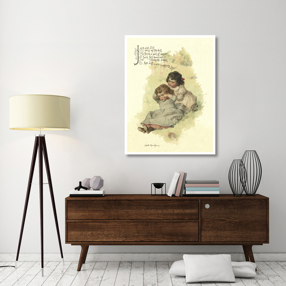 Nursery Rhymes Jack and Jill-Paper Art-38&quotx50"