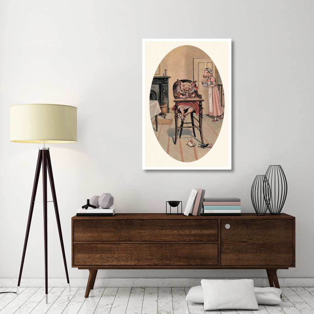 Pigs and Pork Baby Pig-Paper Art-34&quotx50"