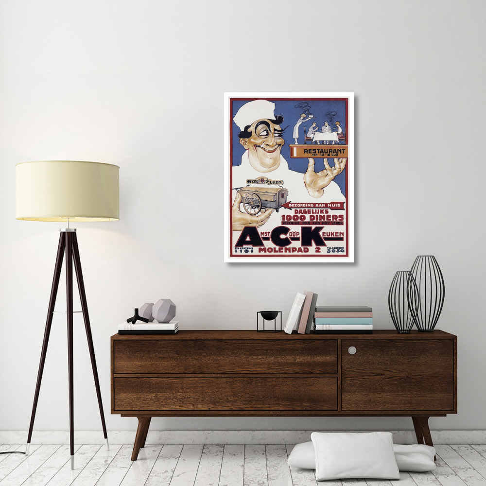 Cooks Amst Coop Keuken-Paper Art-32&quotx42"