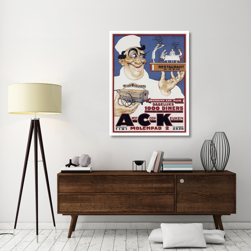 Cooks Amst Coop Keuken-Paper Art-38&quotx50"
