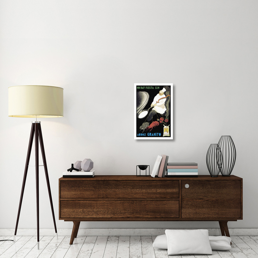 Cooks No Hay Fiesta Sin Arroz Granito-Paper Art-18&quotx26"