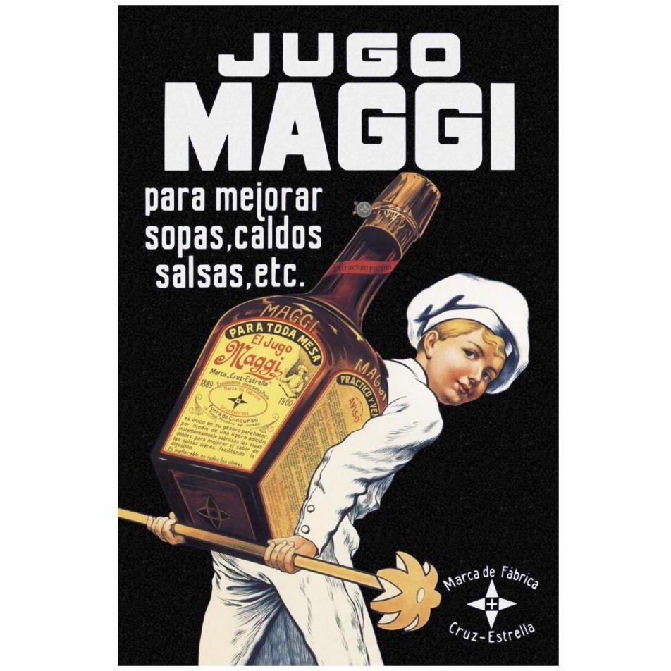 Cooks Jugo Maggi-Paper Art-22&quotx32"