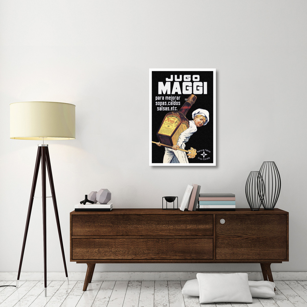 Cooks Jugo Maggi-Paper Art-26&quotx38"
