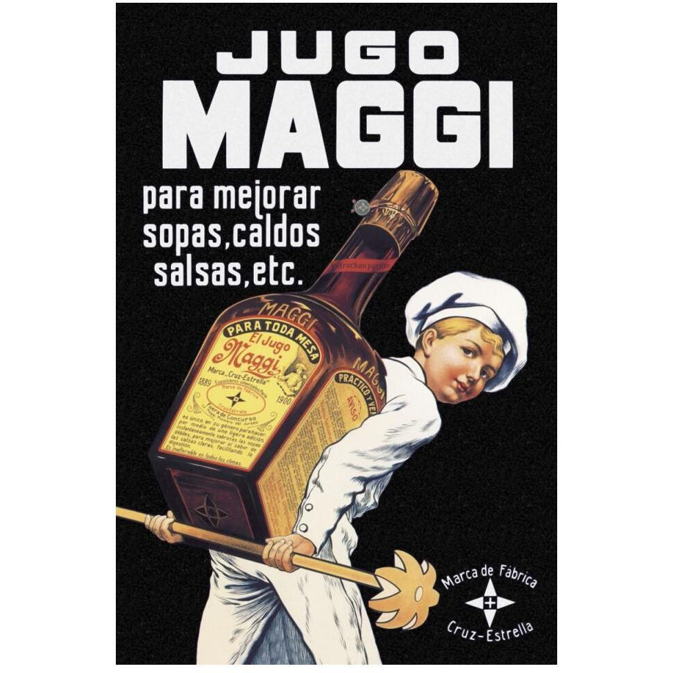 Cooks Jugo Maggi-Paper Art-34&quotx50"