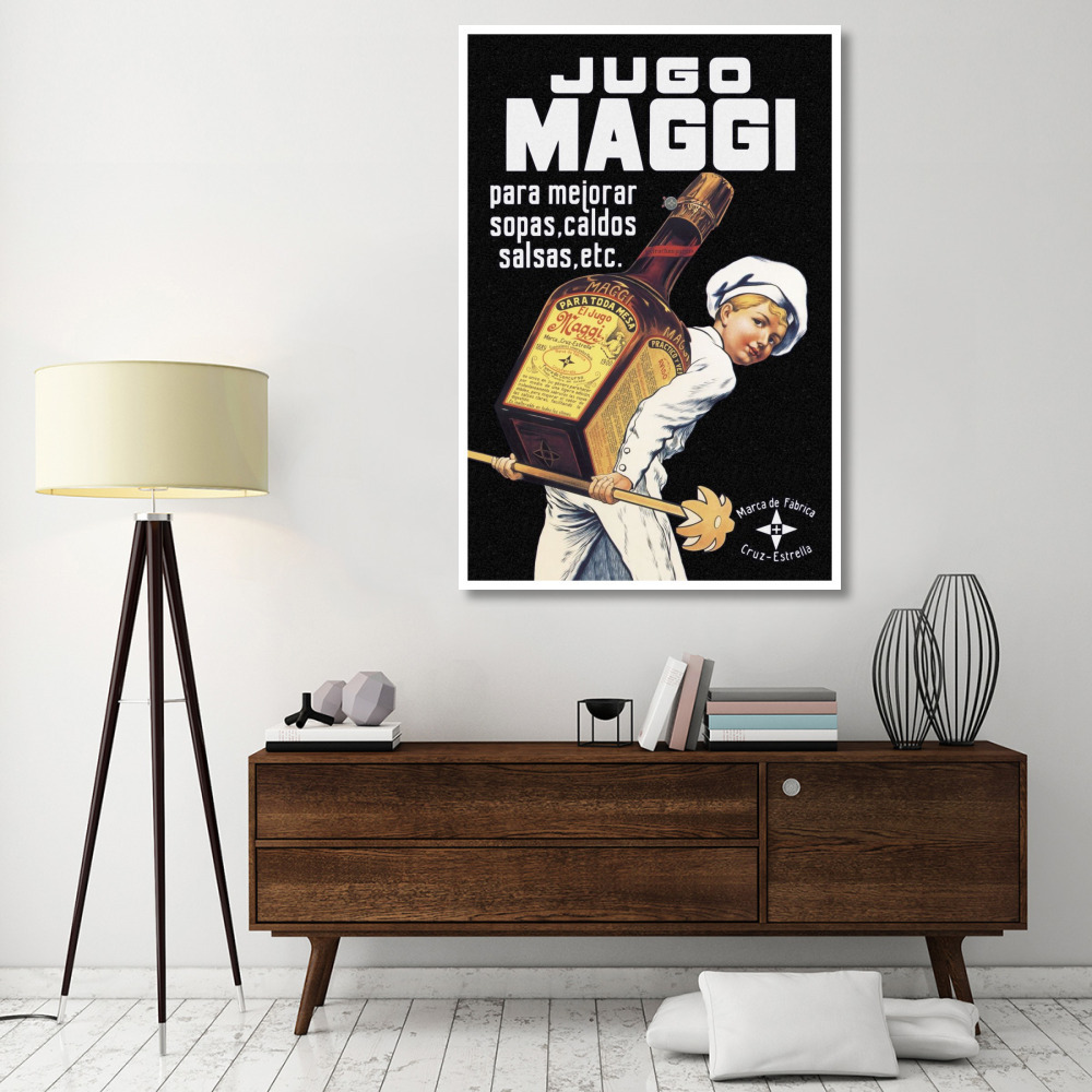 Cooks Jugo Maggi-Paper Art-42&quotx62"