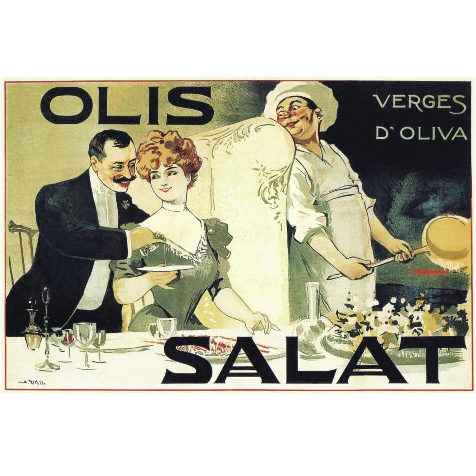 Cooks Olis Salat - Verges d'Oliva-Paper Art-20&quotx14"