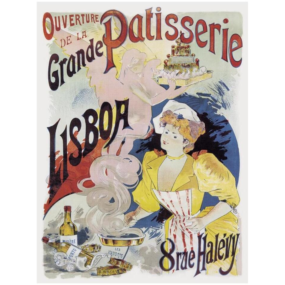 Cooks Grande Patisserie Lisboa-Paper Art-26&quotx34"