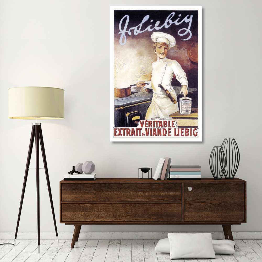 Cooks Veritable - Extrait de Viande Liebig-Paper Art-42&quotx62"