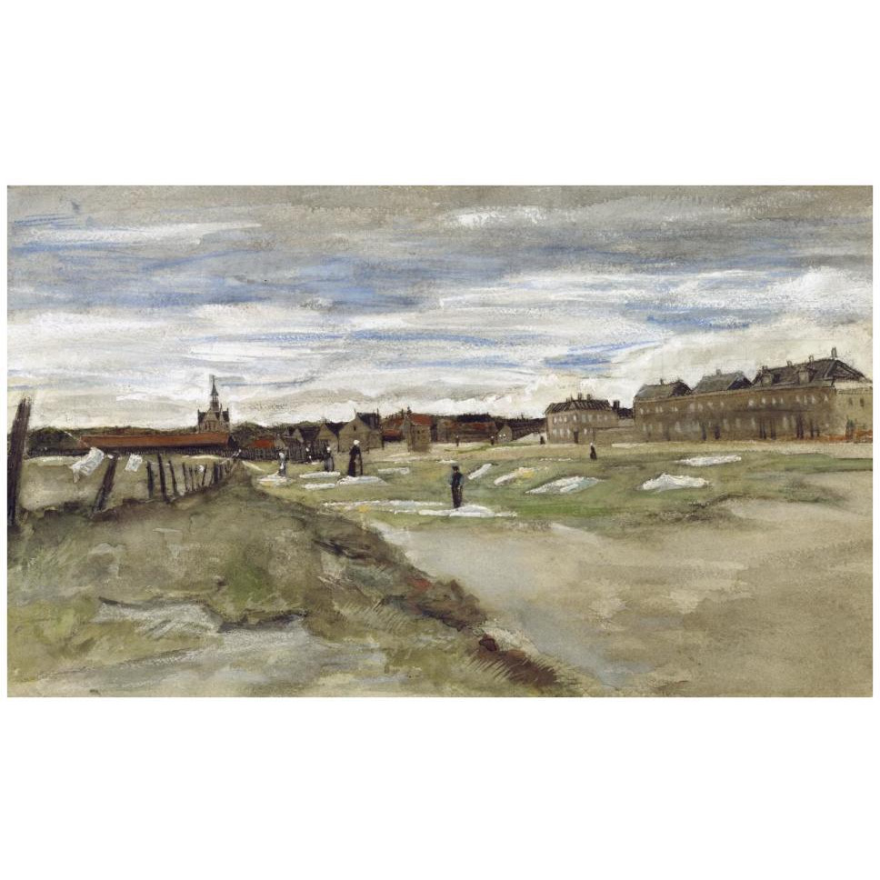 Bleachery at Scheveningen-Paper Art-42&quotx26"