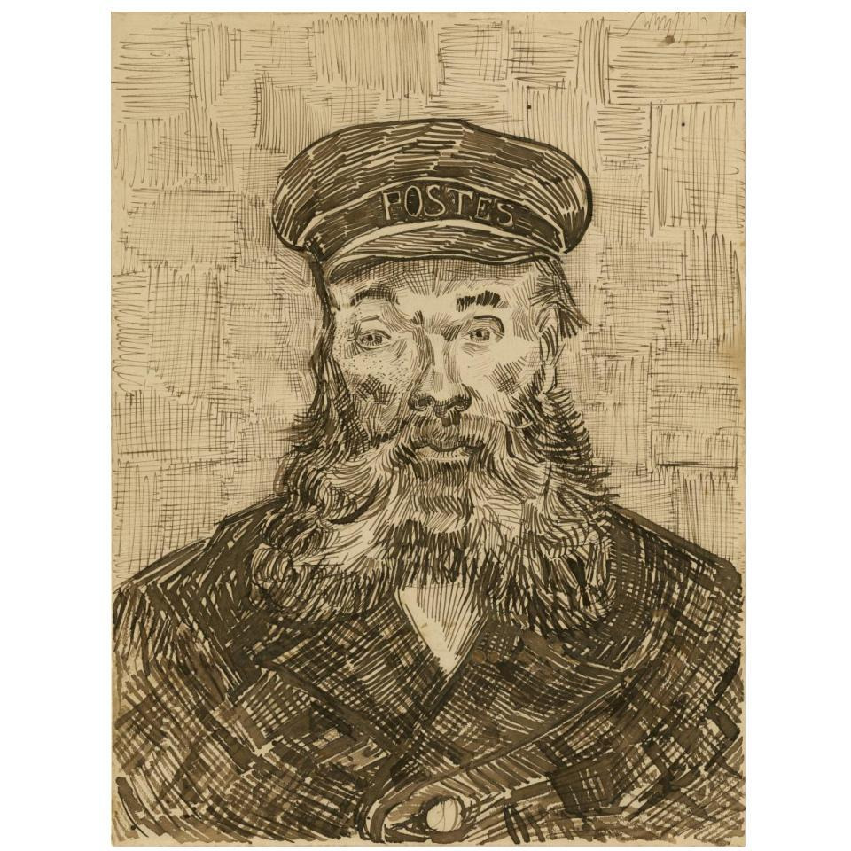 Portrait of Joseph-tienne Roulin-Paper Art-14&quotx18"
