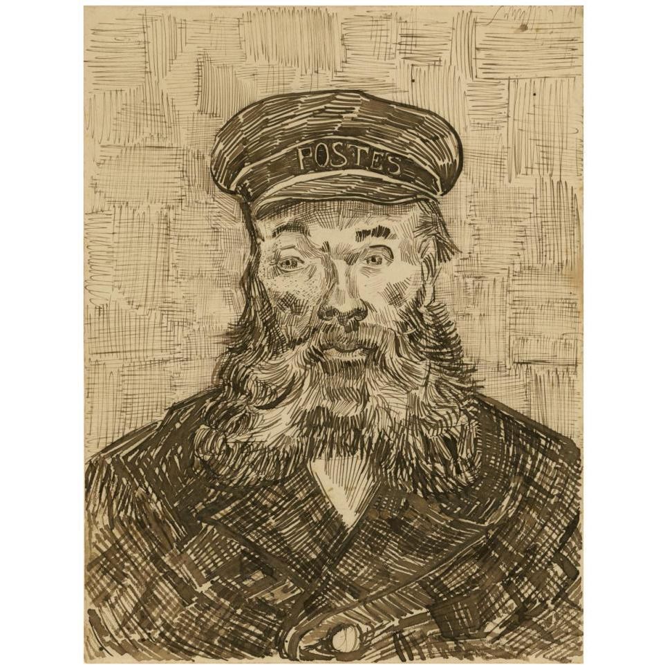 Portrait of Joseph-tienne Roulin-Paper Art-32&quotx42"