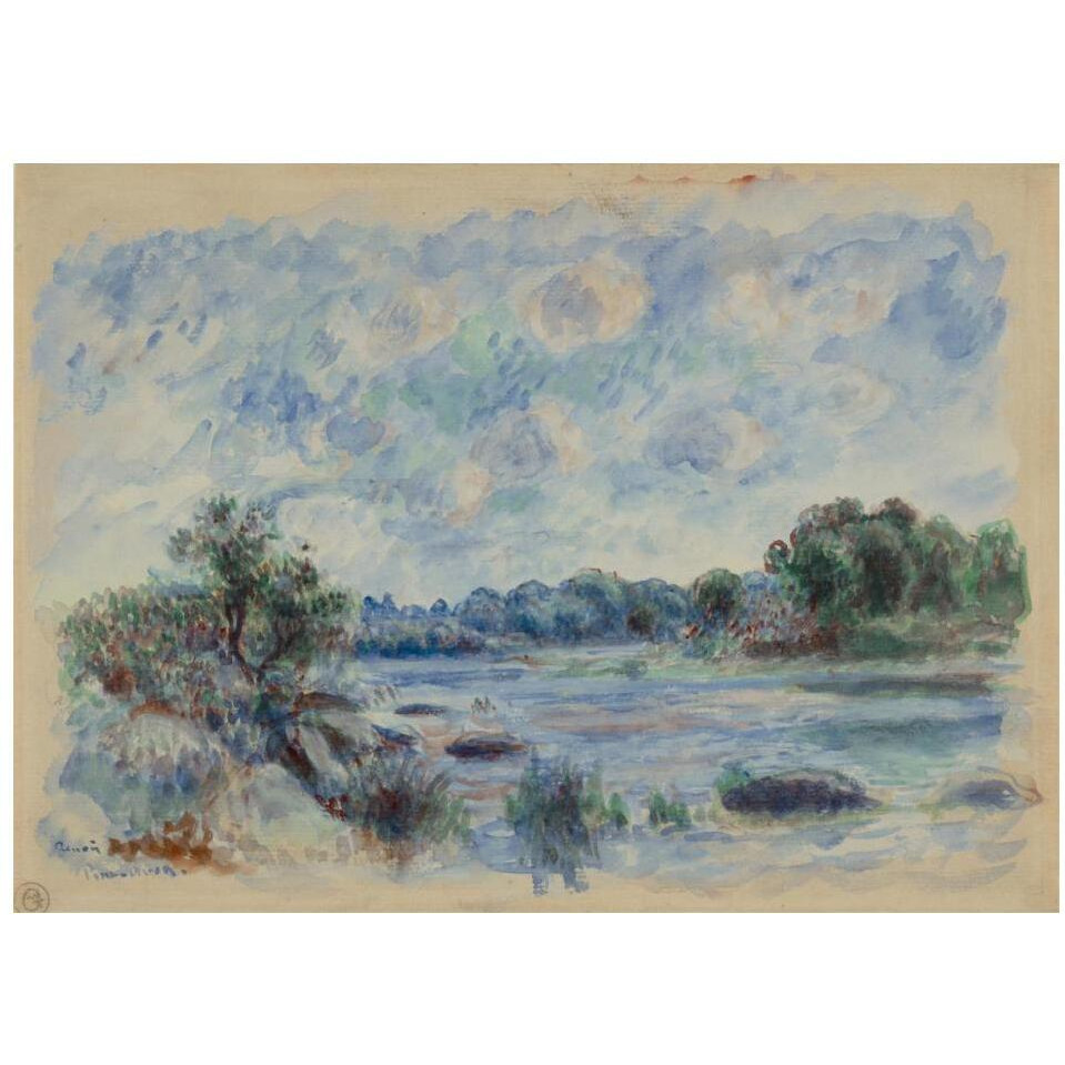 Landscape at Pont-Aven-Paper Art-18&quotx14"
