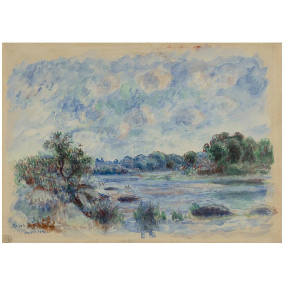 Landscape at Pont-Aven-Paper Art-26&quotx20"