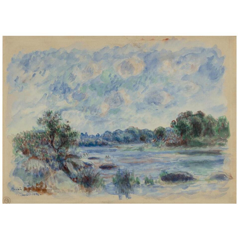 Landscape at Pont-Aven-Paper Art-34&quotx26"