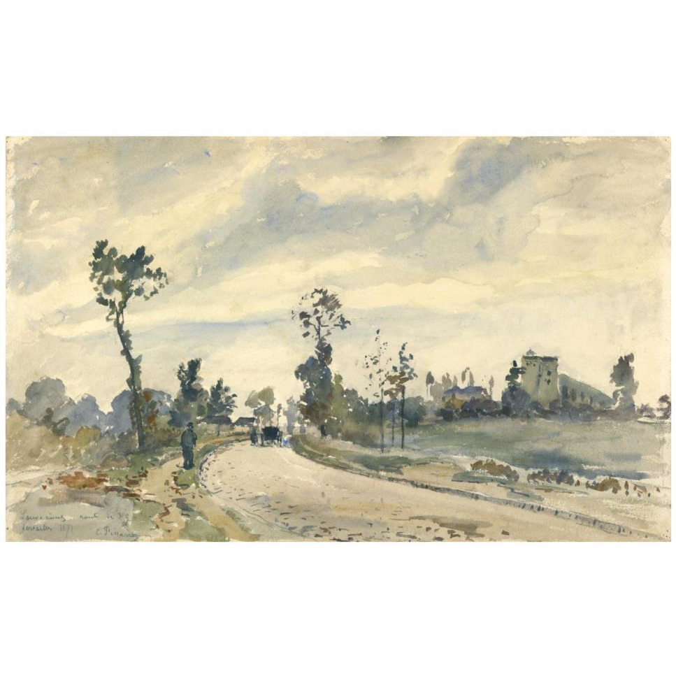 Louveciennes, Route de Saint-Germain-Paper Art-42&quotx26"