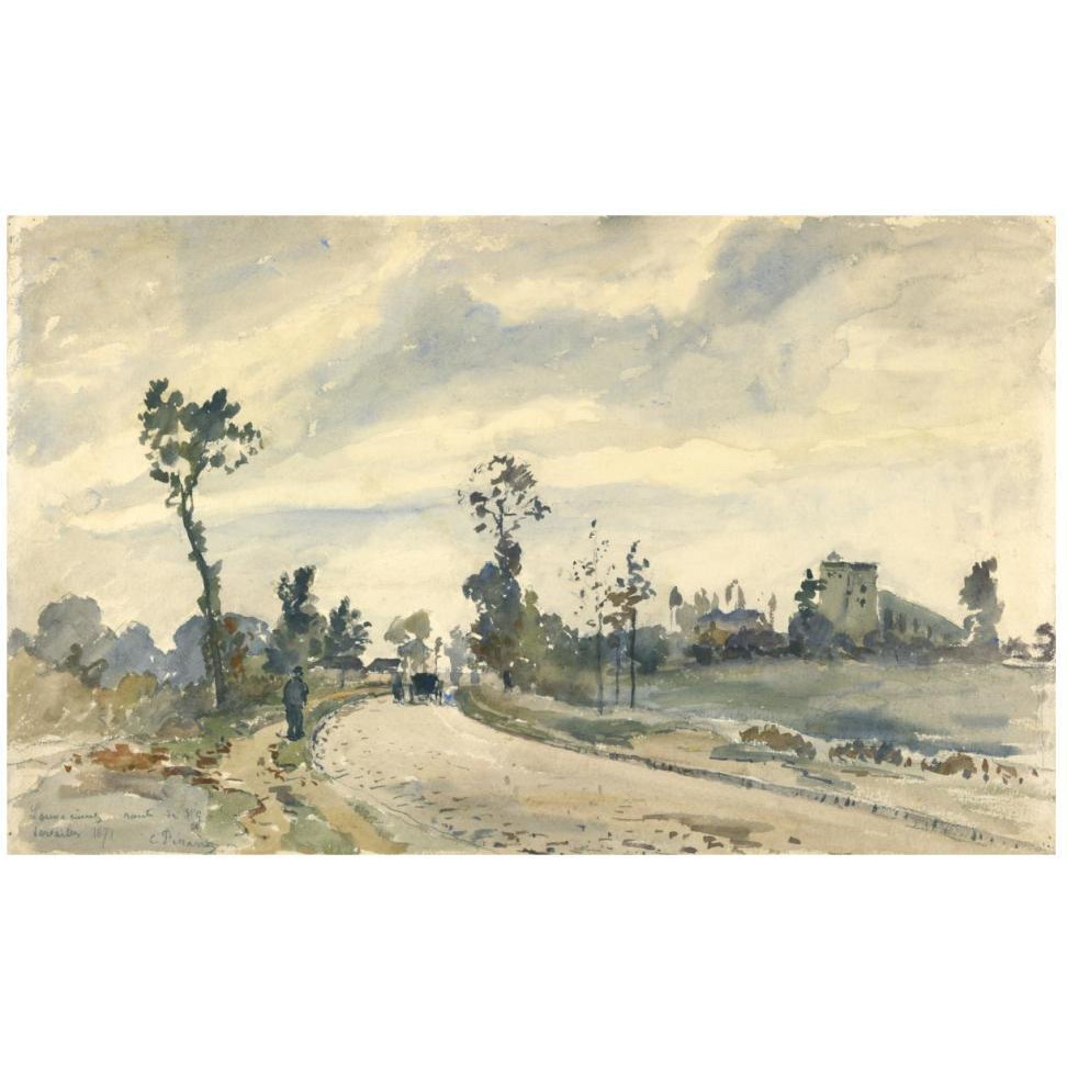 Louveciennes, Route de Saint-Germain-Paper Art-46&quotx29"