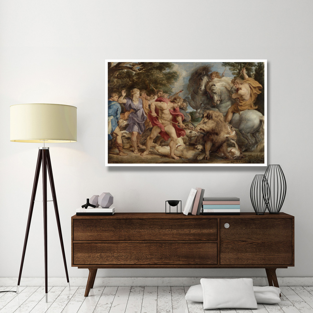 The Calydonian Boar Hunt-Paper Art-62&quotx42"