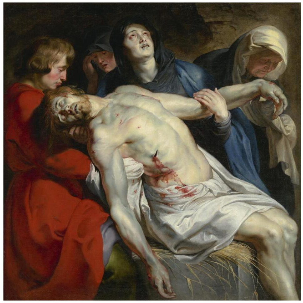 The Entombment-Paper Art-42&quotx42"