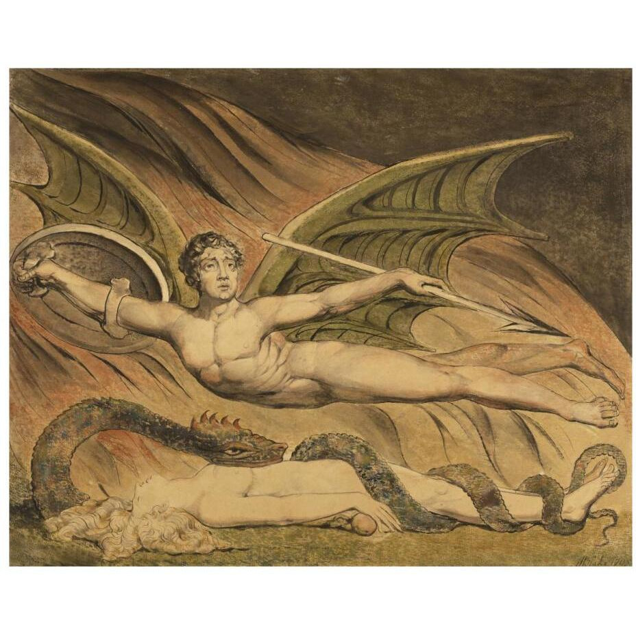 Satan Exulting over Eve-Paper Art-22&quotx18"
