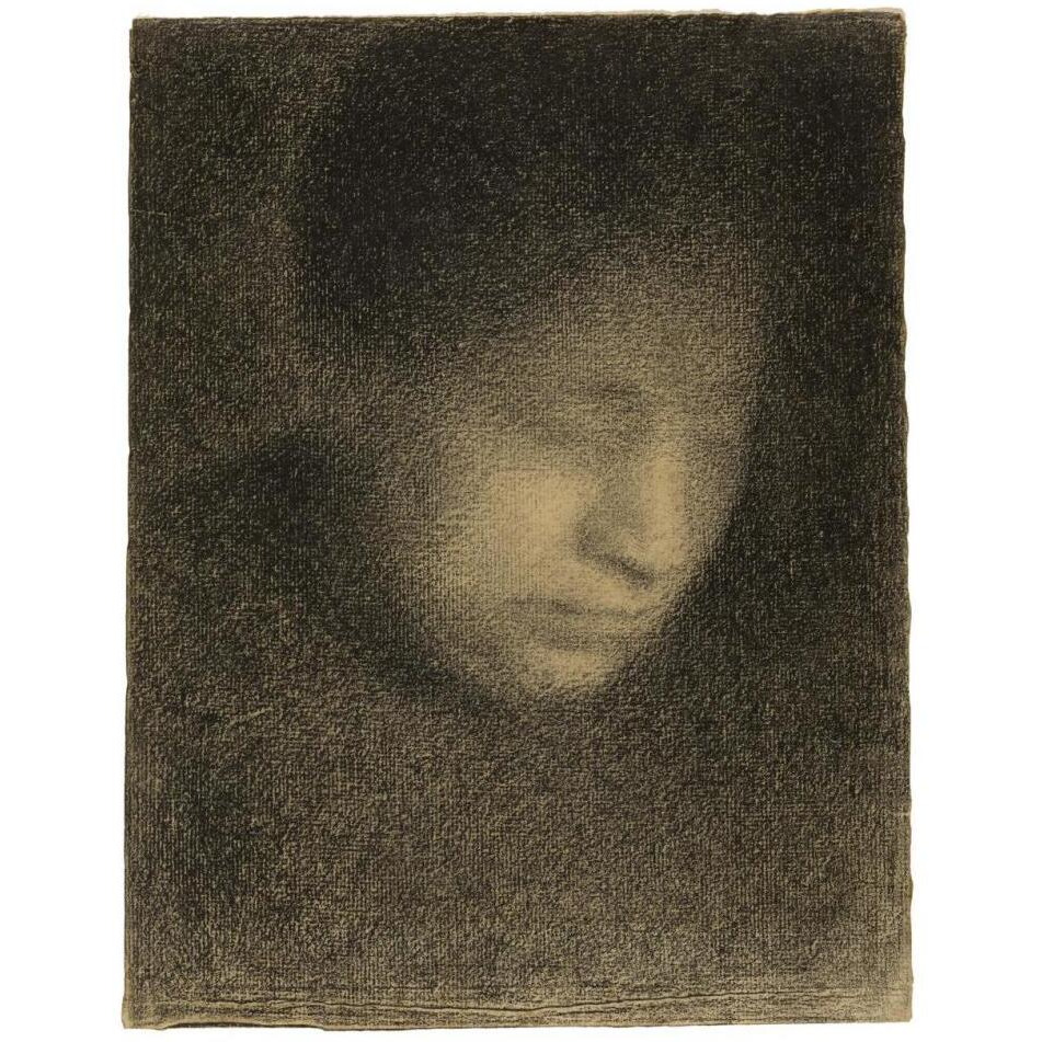 Madame Seurat, the Artists Mother (Madame Seurat, mre)-Paper Art-14&quotx18"