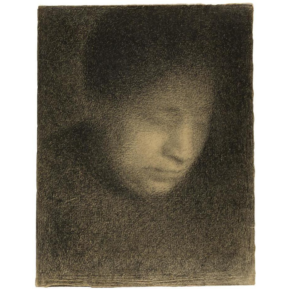 Madame Seurat, the Artists Mother (Madame Seurat, mre)-Paper Art-20&quotx26"